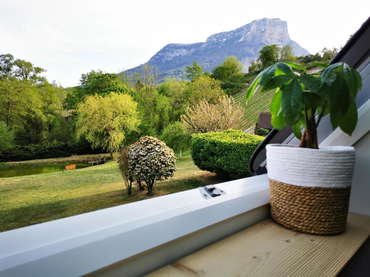 Bed and Breakfast L'Etang De La Tourne Les Marches Exterior foto