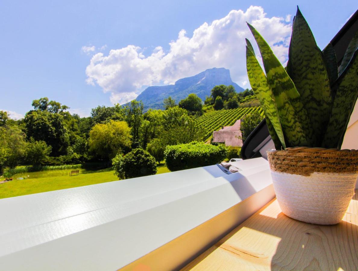 Bed and Breakfast L'Etang De La Tourne Les Marches Exterior foto