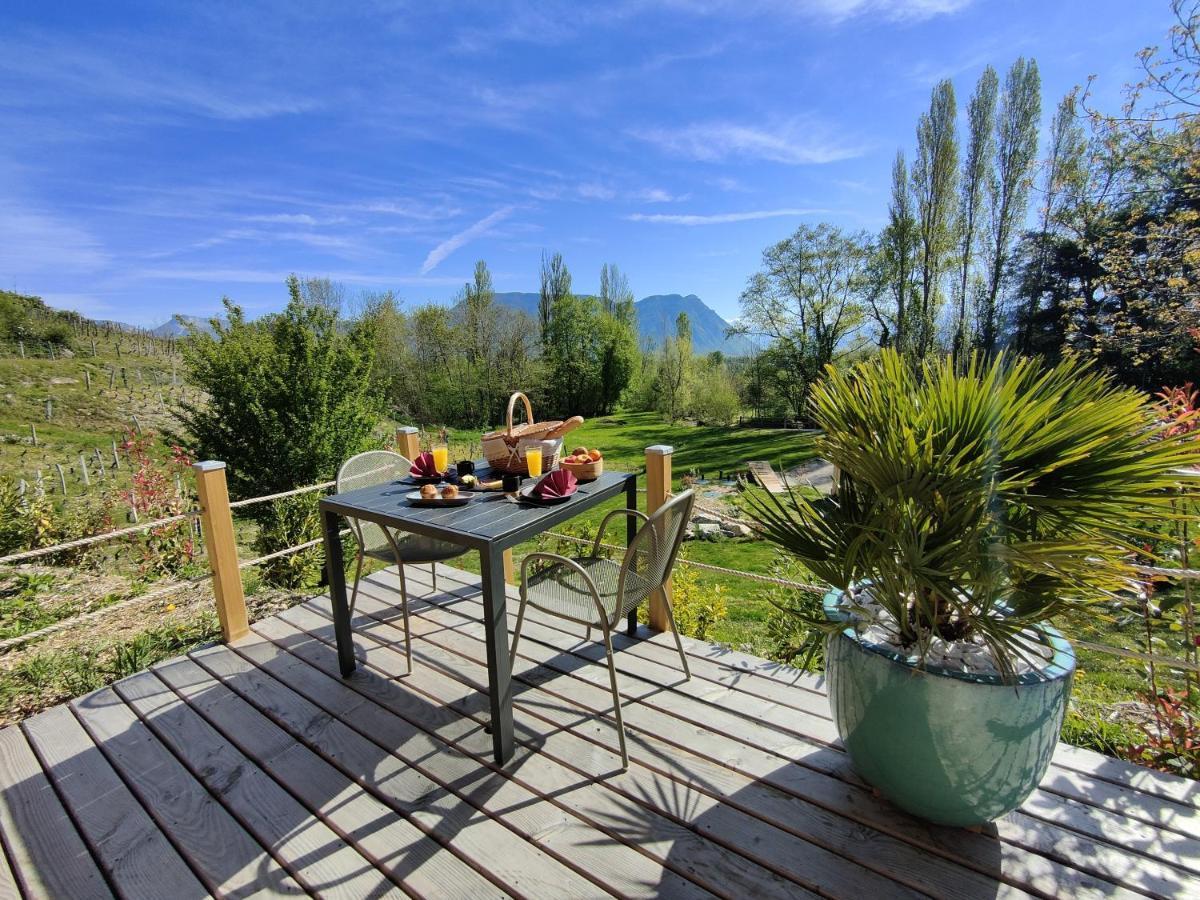 Bed and Breakfast L'Etang De La Tourne Les Marches Exterior foto